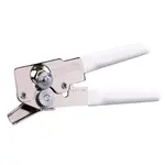 CAN OPENER, SWING WAY, 7", PORTABLE, WHITE GRIP HANDLE