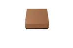 Candy Box, 3-1/2" x 3-1/4" x 1-1/8", Dark Chocolate/ Caramel, Paperboard, (100/Case) BOXit 804-2251/2296