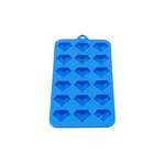 Candy Mold, 16 Cavity, Blue, Silicone, Diamond, (Sold Per Each) Wilton BAKE-012878