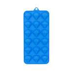 Candy Mold, 16 Cavity, Blue, Silicone, Diamond, (Sold Per Each) Wilton BAKE-012878