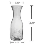 Ardous Trading CARAFE MAIN STREET GLASS 1.2 LITER