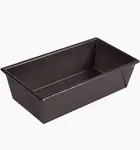 Ardous Trading Carbon Steel Loaf Pan 10x5in 0.4mm Black Nonstick Coating and Painting