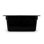 Carlisle Food Pan, 1/2 Size, 6" Deep, Black, Polycarbonate, Carlisle Food Service 10222B03