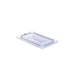 Carlisle Food Pan Cover with Handle, Universal, 1/4 Size, Clear, Polycarbonate, Carlisle Food Service 10290U07