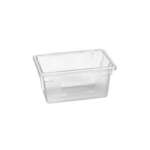 Carlisle Food Storage Box, 1/2 Size, 5 Gal, Clear, Polycarbonate, CARLISLE FOOD SERVICE 1061207