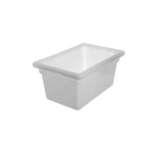 Carlisle Food Storage Box, 1/2 Size, 5 Gallon, White, Polyethylene, Carlisle Food Service 1063202