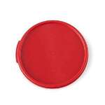 Carlisle Food Container Cover, 6/8 Quart, Red, Polypropylene, Round, Carlisle Food Service 1077205