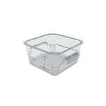 Carlisle Food Storage Container, 2 Quart, Clear, Polycarbonate, Square, Carlisle Food Service 1195007