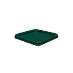 Carlisle Food Container Cover, 2/4 Quart, Forest Green, Polyethylene, Square, Carlisle Food Service 1197008