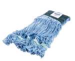 Carlisle Mop Head, Medium, Blue, Cotton Blend, Green Band, Carlisle 369448B14