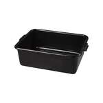 Carlisle Bus Box, 1-compartment, 20" x 15" x 5" Deep, Black, Polyethylene, Carlisle 44010SKD03