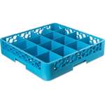 Carlisle Dish Rack, Full Size, 16 Compartment, Blue, Carlisle RG1614