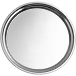 Admiral Craft Cater Tray, Round, 13-3/4" Diameter, 18/8 Stainless Steel, M