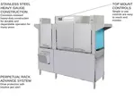 Champion 66 PRO Dishwasher, Conveyor Type