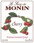Cherry Syrup, 25.4 Oz, Glass Bottle, Monin M-AR010A