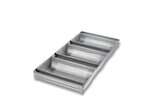 Chicago Metallic Bread Pan, 3-Strap, Aluminized Steel, Hearth, (6/Case), Chicago Metallic 44405