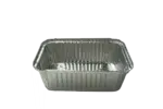 Closeable Containers, 5-LBS, Aluminum Foil, Deep Oblong, (500/Case) Durable Packaging 255-45-250