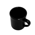 Coffee Mug, 8 Oz, Black, Porcelain, Rego, (36/Case)