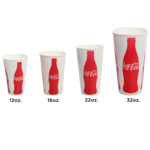 Cold Cup, 16 oz, "Coke" Print, Paper, (1000/Case), Karat C-KCP16 (COKE)