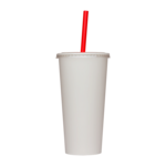 Cold Cup, 22 oz, White, Paper, Karat C-KCP22WU