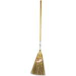 CONTINENTAL MANUFACTURING CO. Angled Broom, 48", Yellow, Polypropylene, Metal Handle, Continental E507008