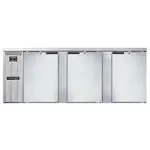 Continental Refrigerator BB90NSS Back Bar Cabinet, Refrigerated