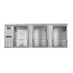 Continental Refrigerator BB90SNSSGD Back Bar Cabinet, Refrigerated