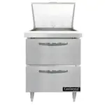 Continental Refrigerator D27N12M-D Refrigerated Counter, Mega Top Sandwich / Salad Un