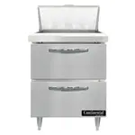 Continental Refrigerator D27N8-D Refrigerated Counter, Sandwich / Salad Unit