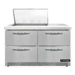 Continental Refrigerator D48N12M-FB-D Refrigerated Counter, Mega Top Sandwich / Salad Un