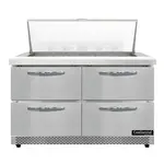 Continental Refrigerator D48N18M-FB-D Refrigerated Counter, Mega Top Sandwich / Salad Un