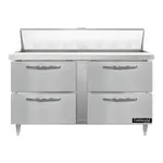 Continental Refrigerator D60N16-D Refrigerated Counter, Sandwich / Salad Unit