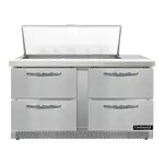 Continental Refrigerator D60N18M-FB-D Refrigerated Counter, Mega Top Sandwich / Salad Un