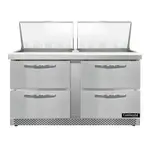 Continental Refrigerator D60N24M-FB-D Refrigerated Counter, Mega Top Sandwich / Salad Un