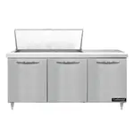 Continental Refrigerator D72N18M Refrigerated Counter, Mega Top Sandwich / Salad Un