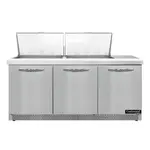 Continental Refrigerator D72N24M-FB Refrigerated Counter, Mega Top Sandwich / Salad Un