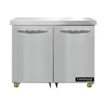 Continental Refrigerator DF36N-U Freezer, Undercounter, Reach-In