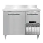 Continental Refrigerator DFA43NSSBS Freezer Counter, Work Top