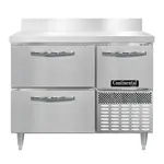 Continental Refrigerator DFA43NSSBS-D Freezer Counter, Work Top