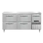 Continental Refrigerator DFA68NSS-D Freezer Counter, Work Top