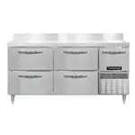 Continental Refrigerator DFA68NSSBS-D Freezer Counter, Work Top