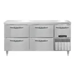 Continental Refrigerator DRA68NSS-D Refrigerated Counter, Work Top