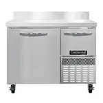 Continental Refrigerator FA43NBS Freezer Counter, Work Top