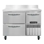 Continental Refrigerator FA43SNBS-D Freezer Counter, Work Top
