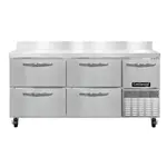 Continental Refrigerator FA68NBS-D Freezer Counter, Work Top