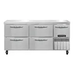 Continental Refrigerator FA68SN-D Freezer Counter, Work Top