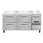 Continental Refrigerator FA68SNBS-D Freezer Counter, Work Top