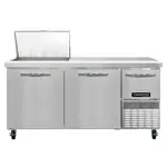 Continental Refrigerator RA68N12M Refrigerated Counter, Mega Top Sandwich / Salad Un