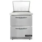 Continental Refrigerator SW27N12M-FB-D Refrigerated Counter, Mega Top Sandwich / Salad Un