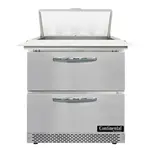 Continental Refrigerator SW32N8C-FB-D Refrigerated Counter, Sandwich / Salad Unit